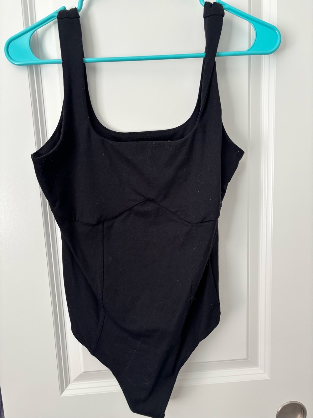 Abercrombie & Fitch Black Scoop Neck Bodysuit